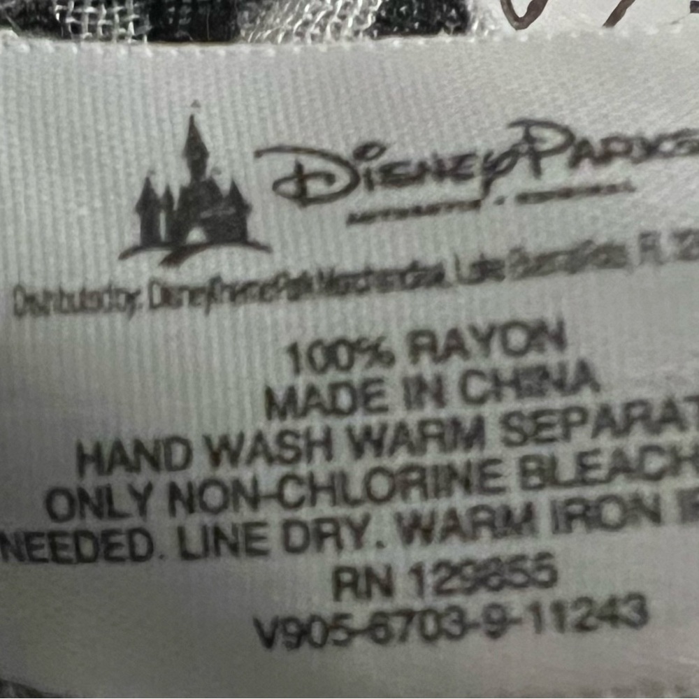 Disney Parks Hidden Mickey Icons Filigree Sheer Scarf - Picture 2 of 5
